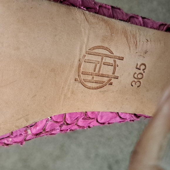 House Of Harlow 1960 Nadia Fish Scales Pink Shoes - Picture 3 of 11